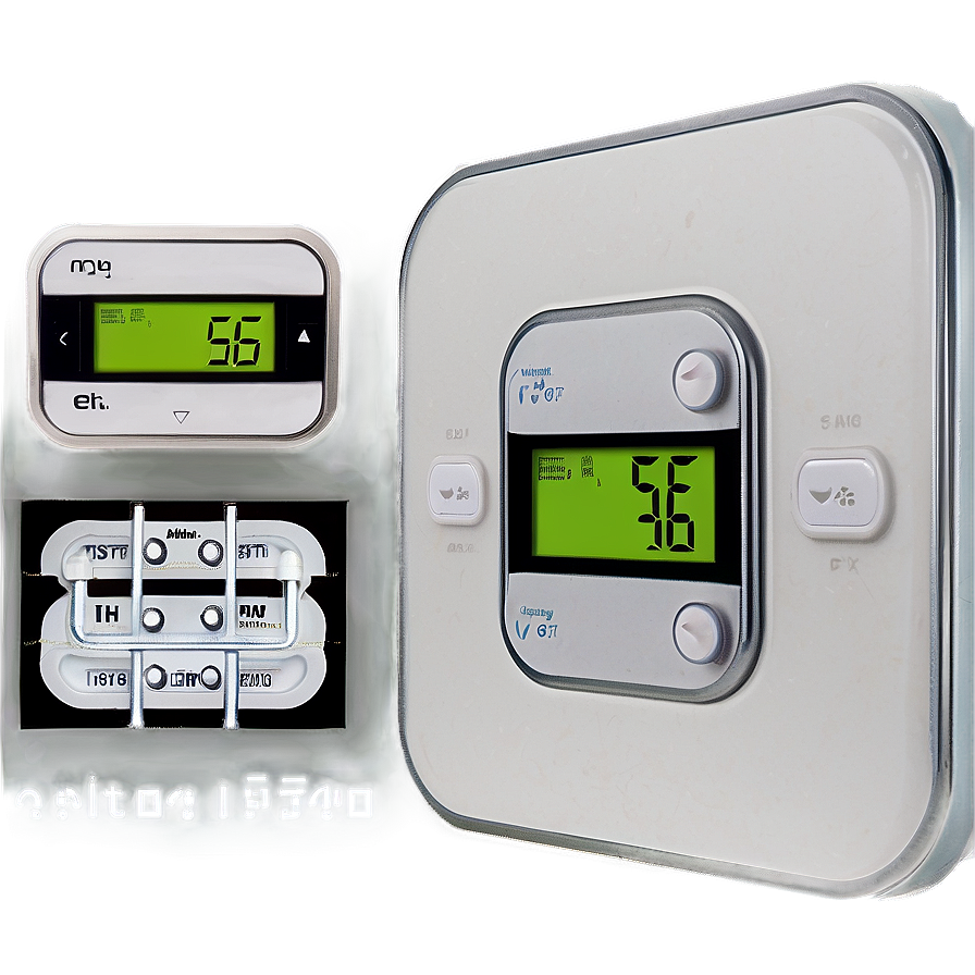 Sleek Thermostat Model Png 06132024 PNG Image