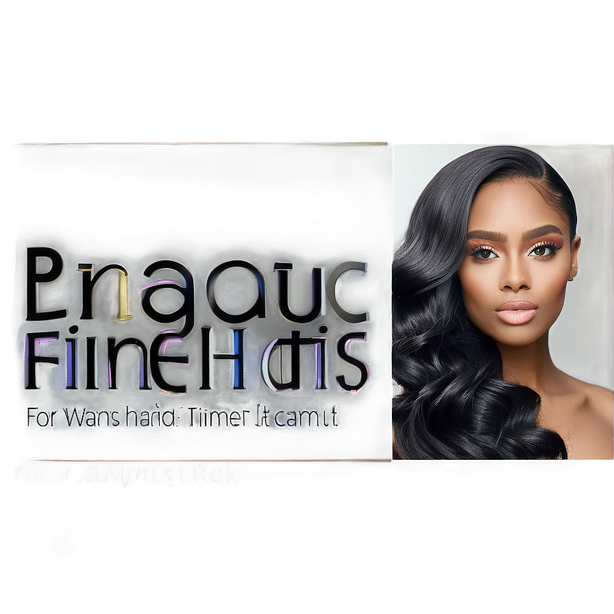 Sleek Waves For Fine Hair Png Yij PNG Image