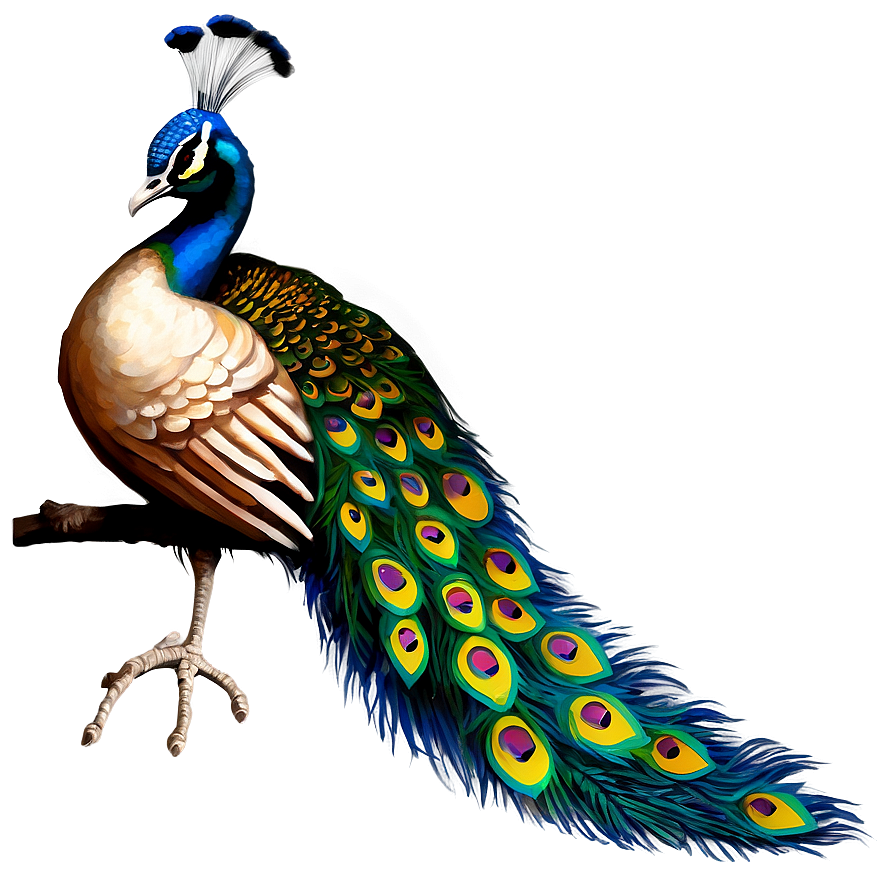 Sleeping Peacock Png 93 PNG Image