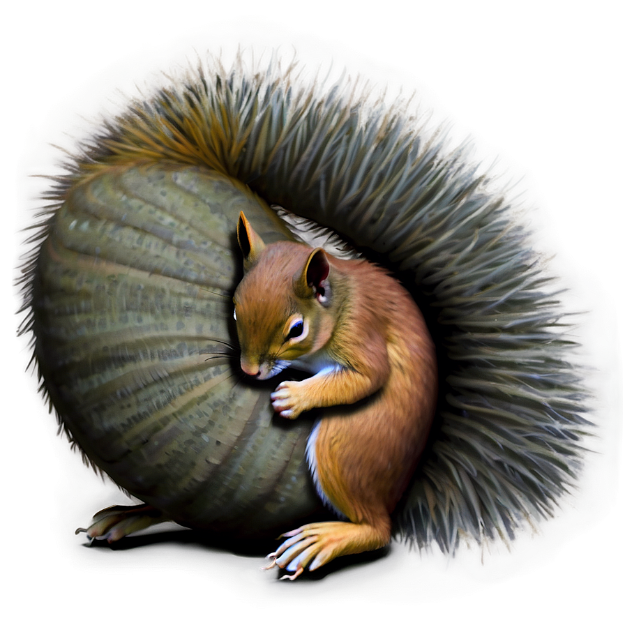 Sleeping Squirrel Png Aqp PNG Image