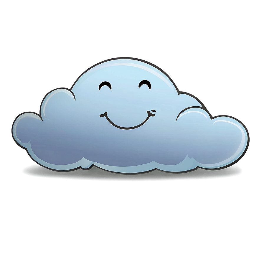 Sleepy Cloud Cartoon Png Hai69 PNG Image