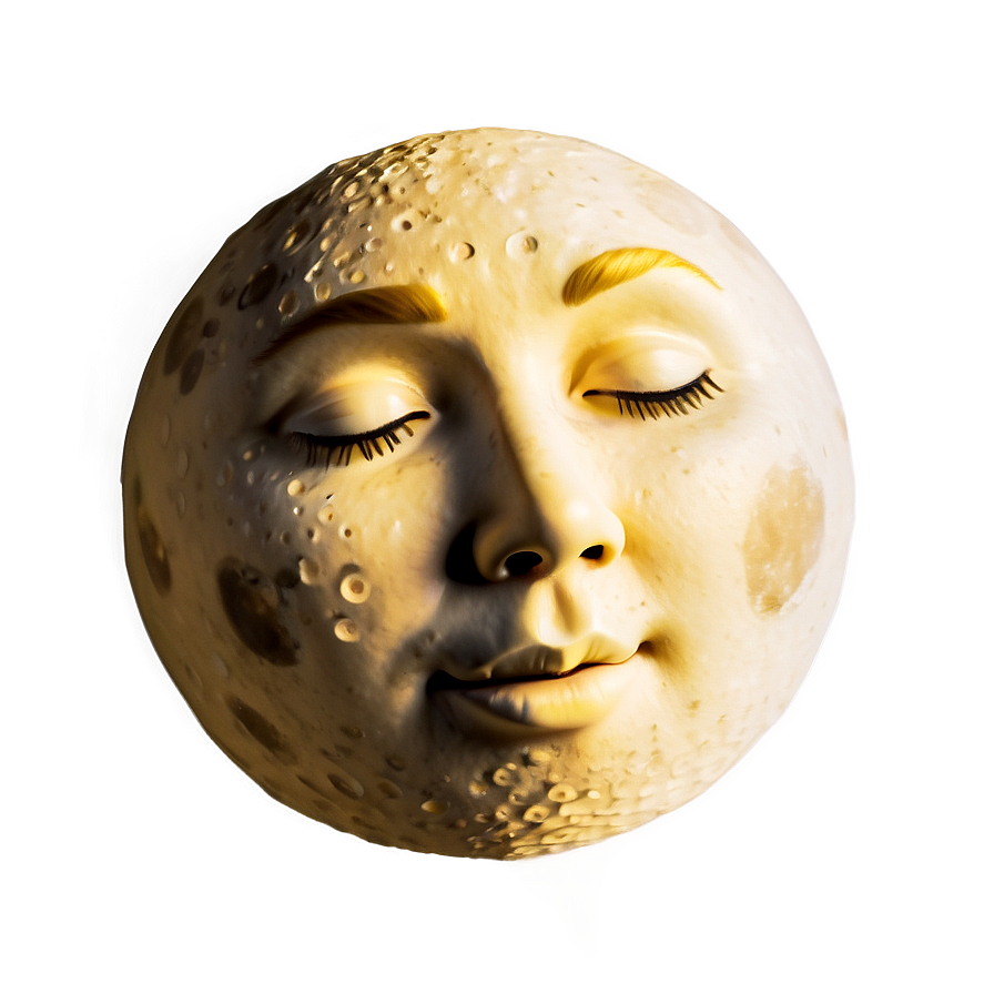 Sleepy Moon Emoji Png Ylv73 PNG Image