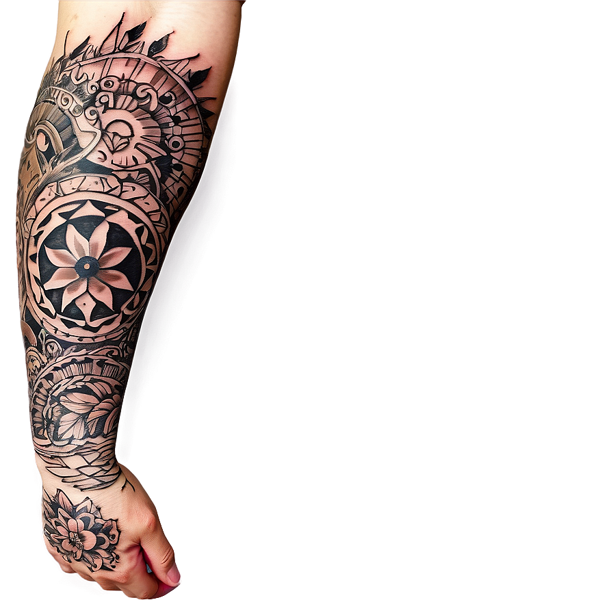 Sleeve Tattoo A PNG Image