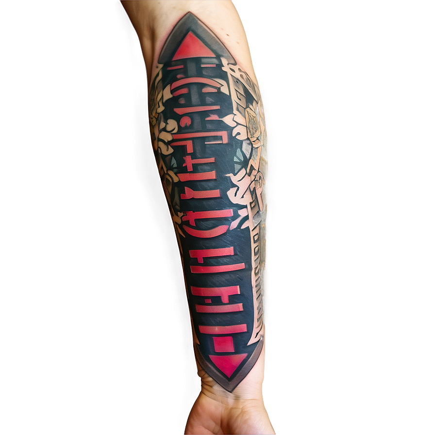 Sleeve Tattoo With Quotes Png 42 PNG Image