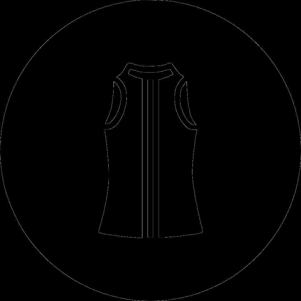 Sleeveless Top Outline PNG Image