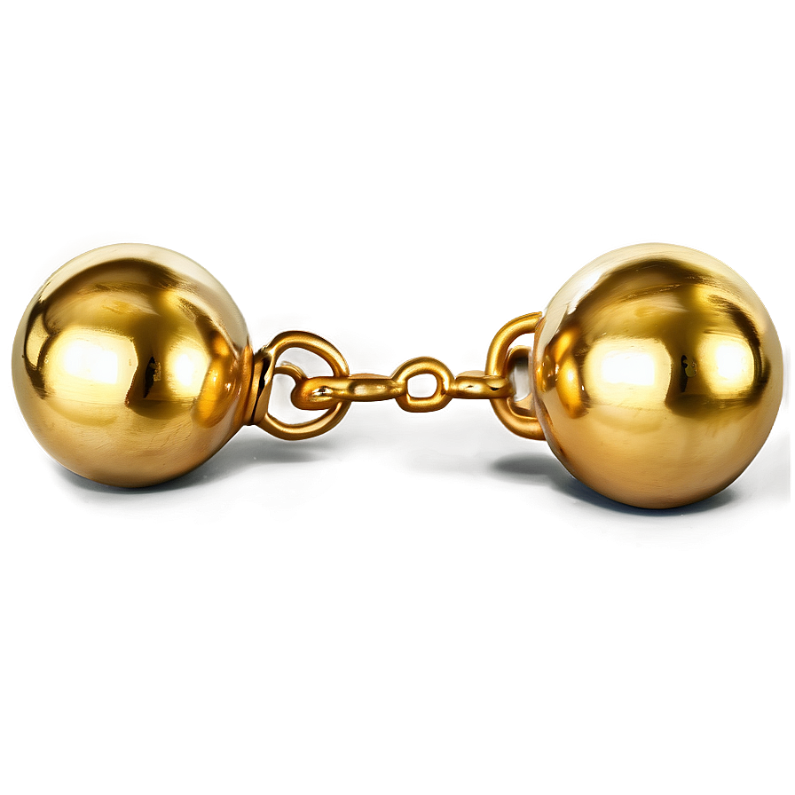 Sleigh Bell Gold Png Lfr23 PNG Image