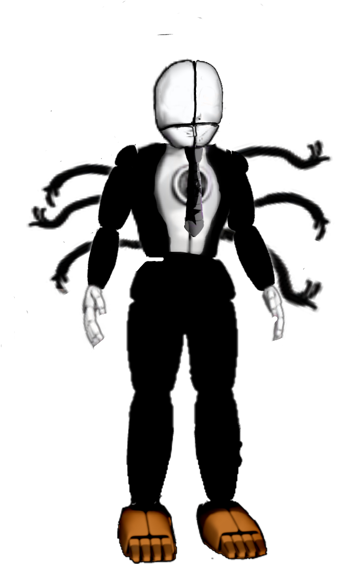 Slender_ Man_ Figure_with_ Tentacles.png PNG Image