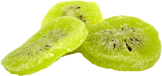 Sliced Kiwi Dry Fruit Transparent Background PNG Image