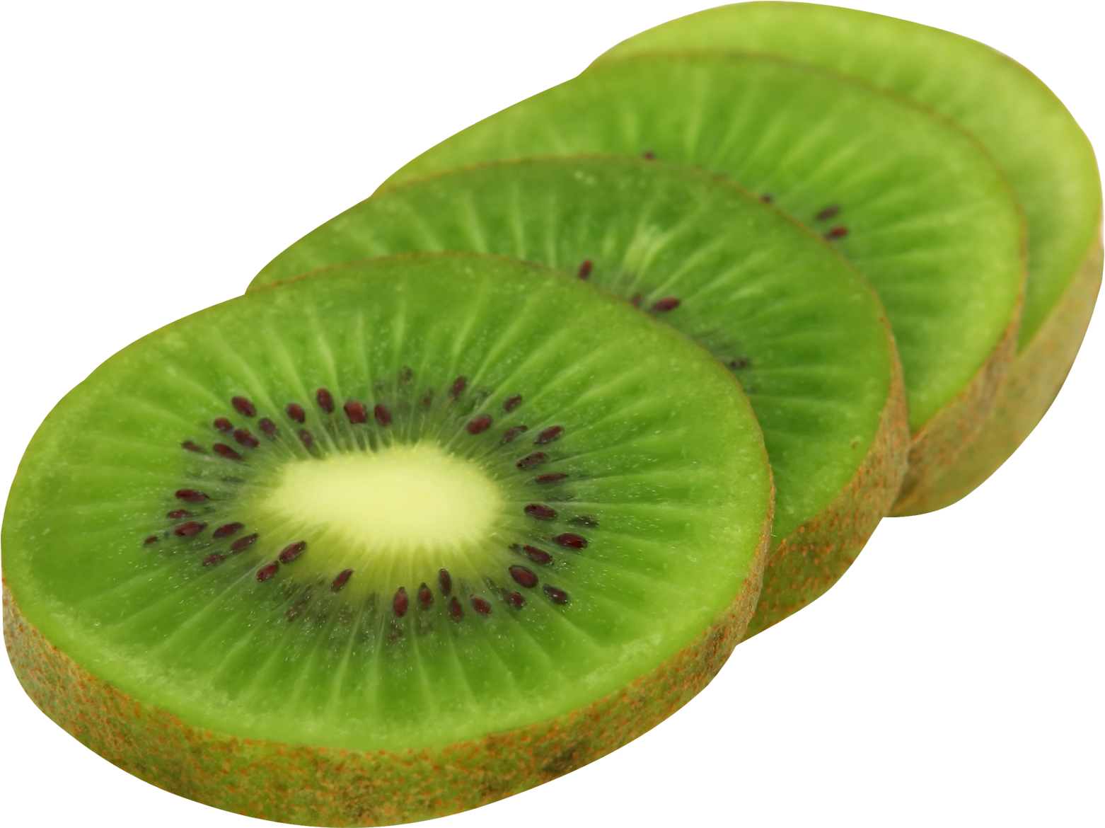 Sliced Kiwi Fruit Transparency PNG Image