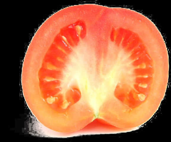 Sliced Tomato Half PNG Image