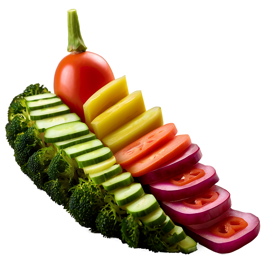 Sliced Vegetables Png Ltl PNG Image