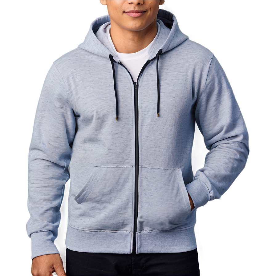 Slim Fit Zip Up Hoodie Png Iex PNG Image