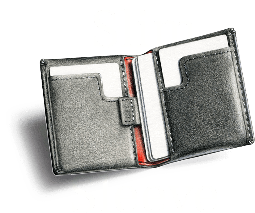 Slim Sleeve Wallet Design PNG Image