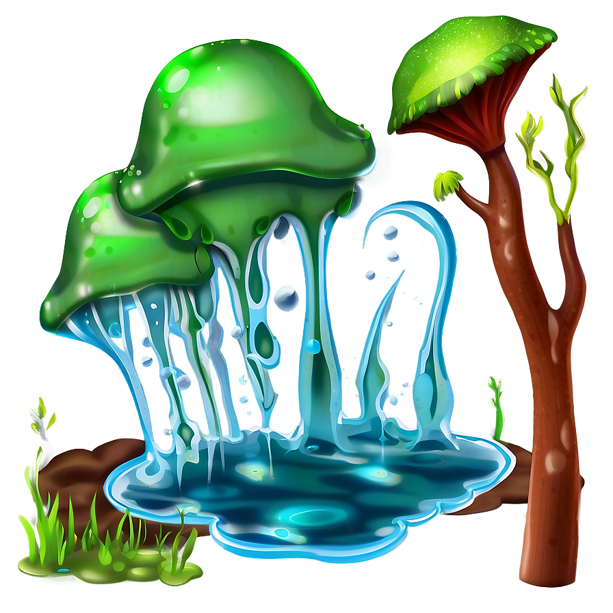 Slime Underwater World Png Fpv11 PNG Image