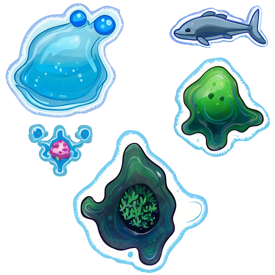 Slime Underwater World Png Kar PNG Image