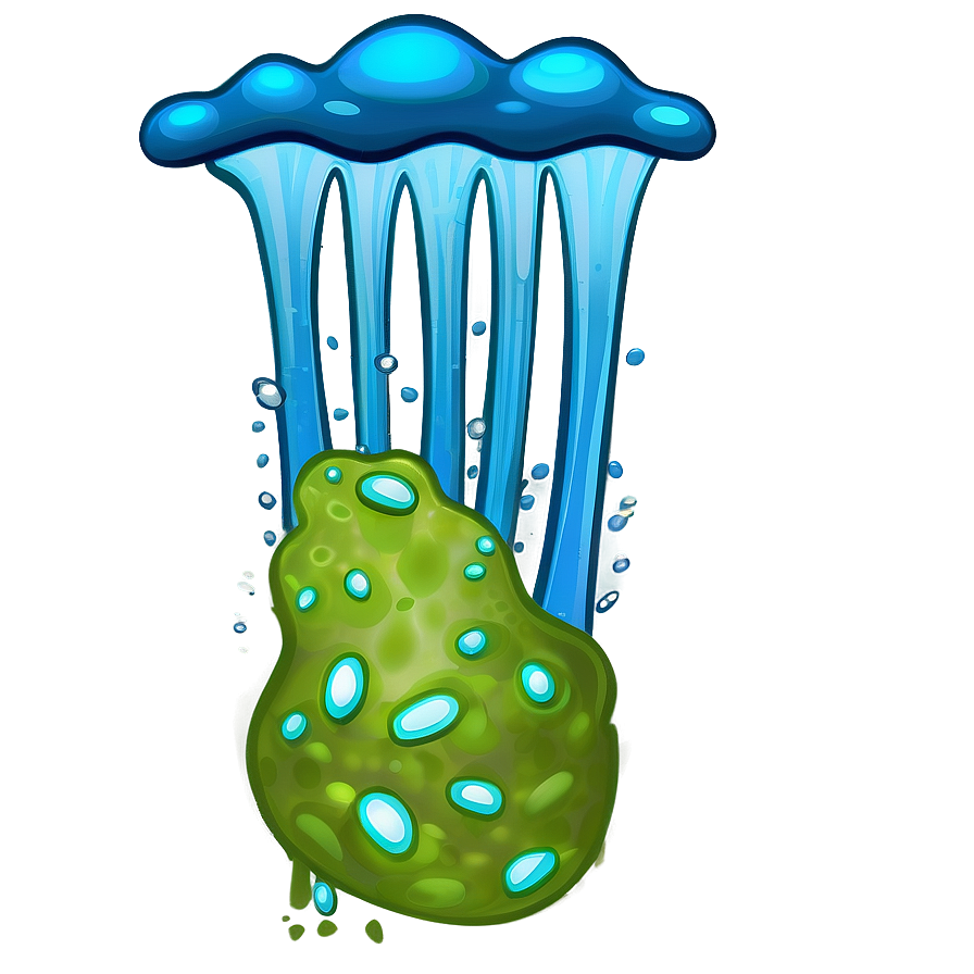 Slime Underwater World Png Xoy PNG Image