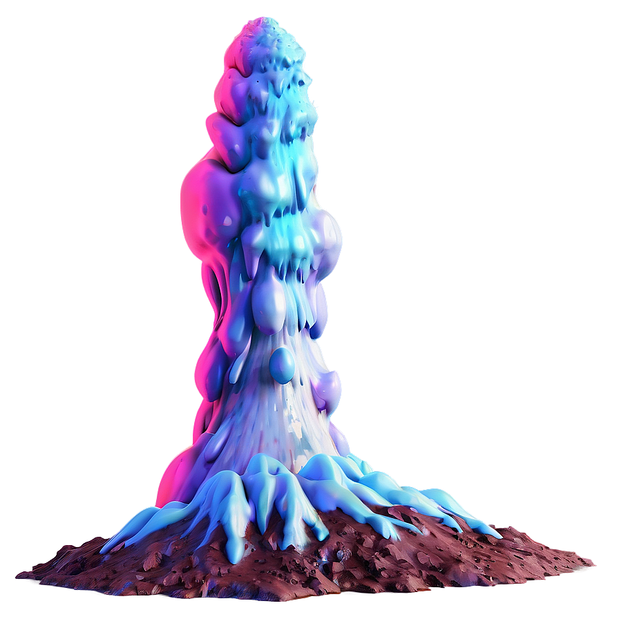 Slime Volcano Eruption Png Flx57 PNG Image