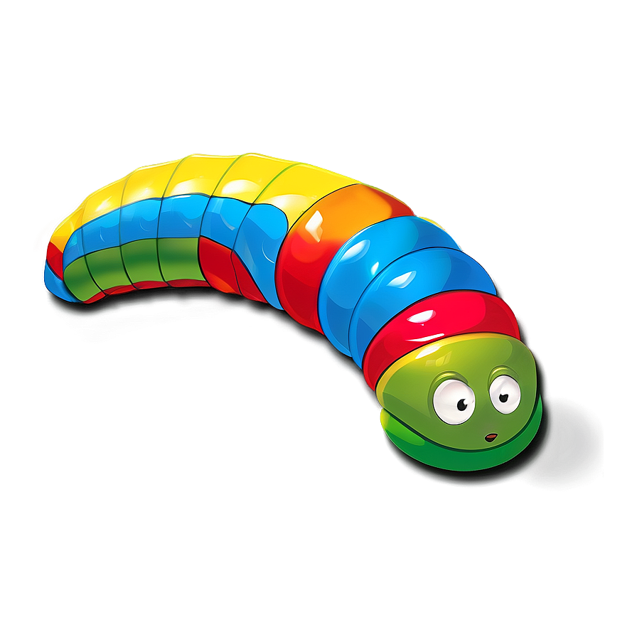 Slinky Worm Toy Png 05242024 PNG Image