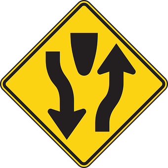 Slippery_ Road_ Sign PNG Image