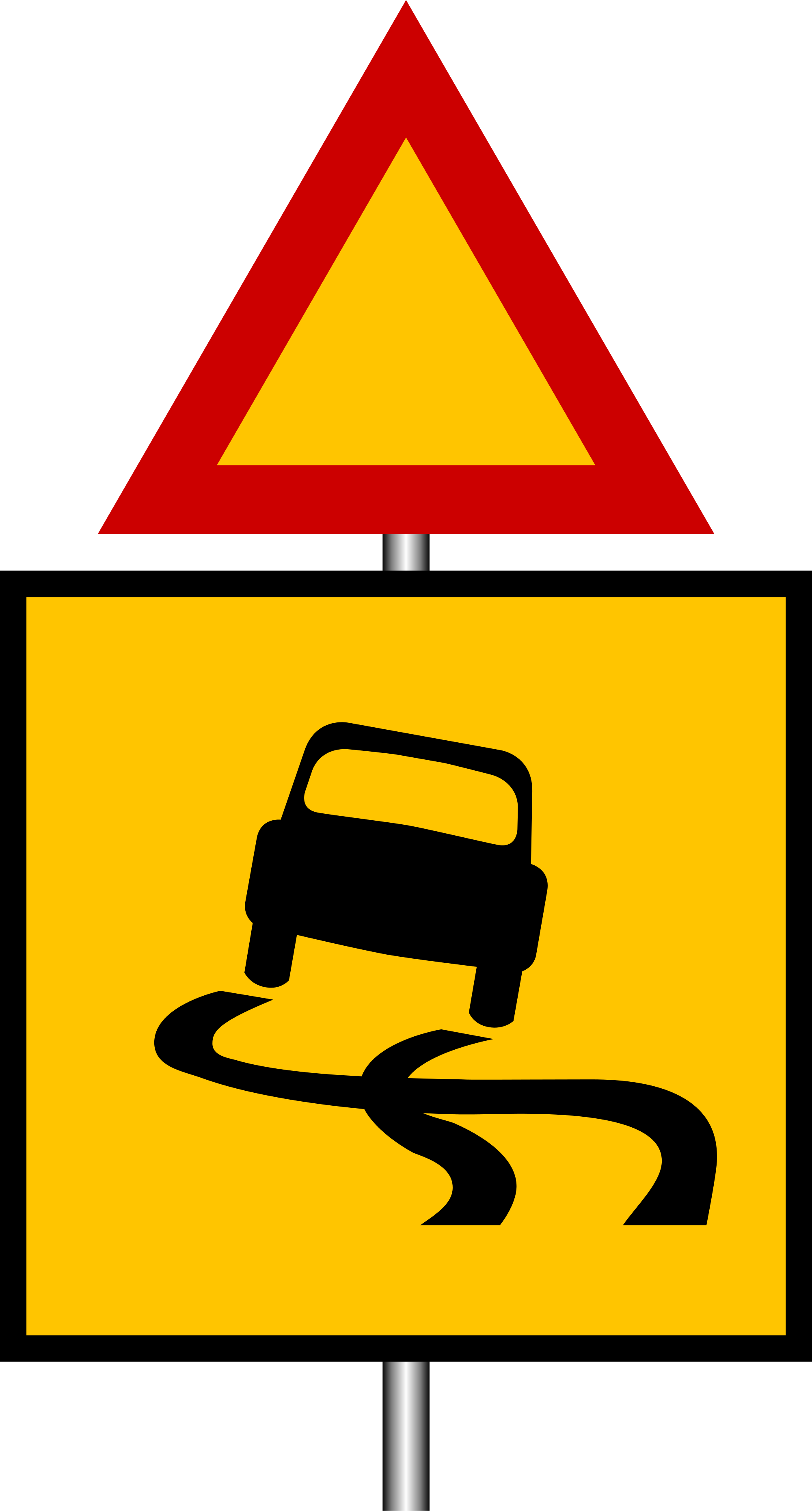 Slippery_ Road_ Sign_ Zimbabwe PNG Image