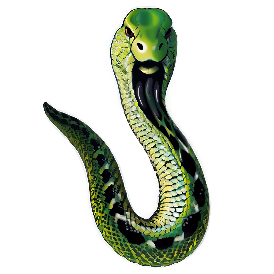 Slithering Snake Illustration Png Vfp PNG Image