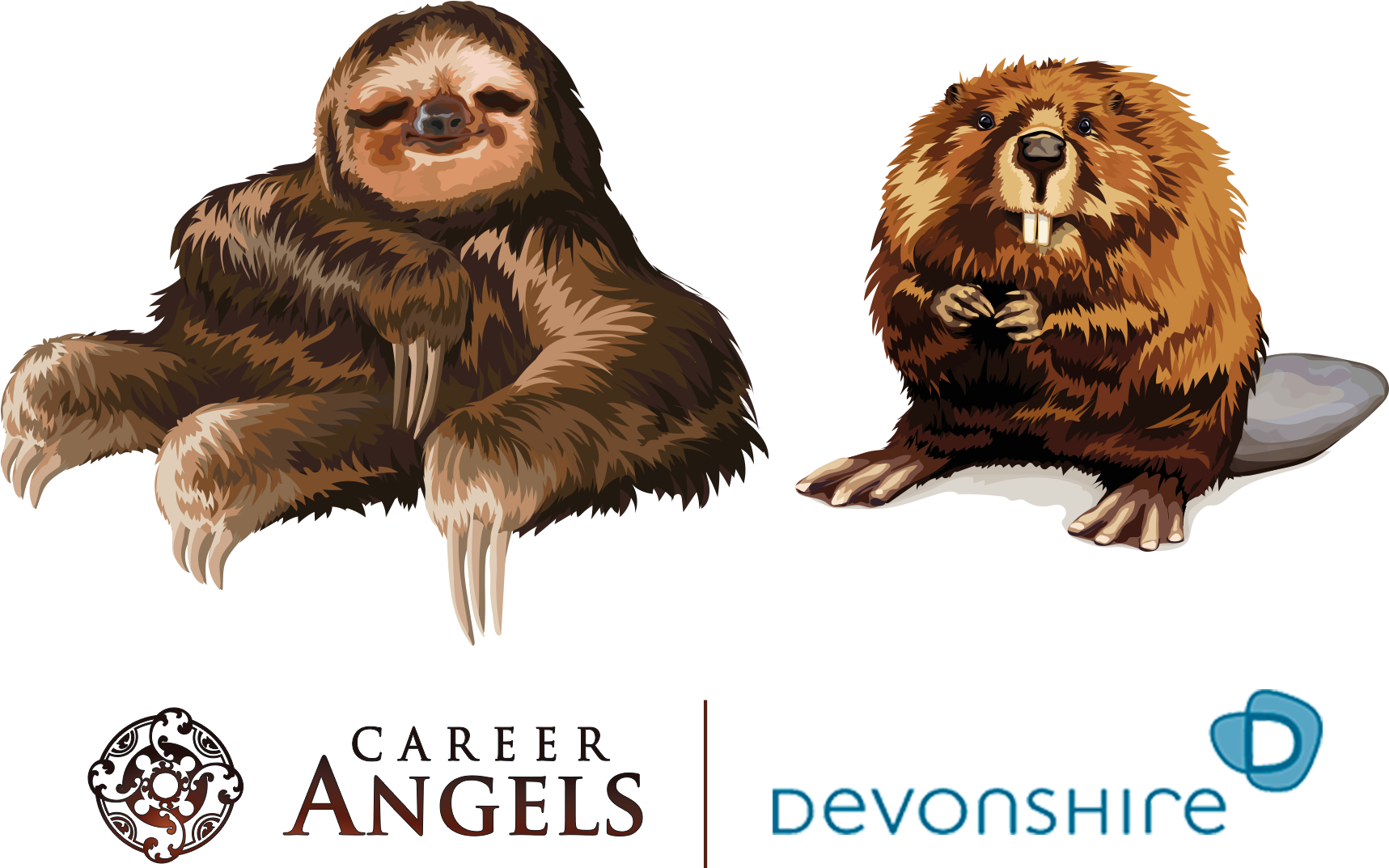 Slothand Beaver Company Logos PNG Image