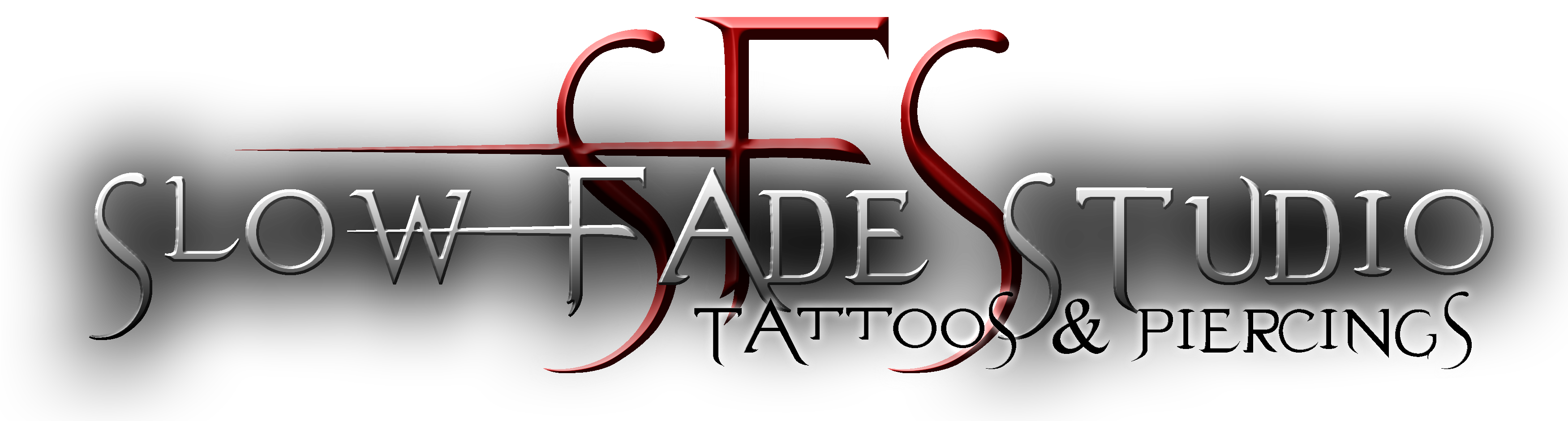 Slow Fade Studio Tattoo Piercing Logo PNG Image