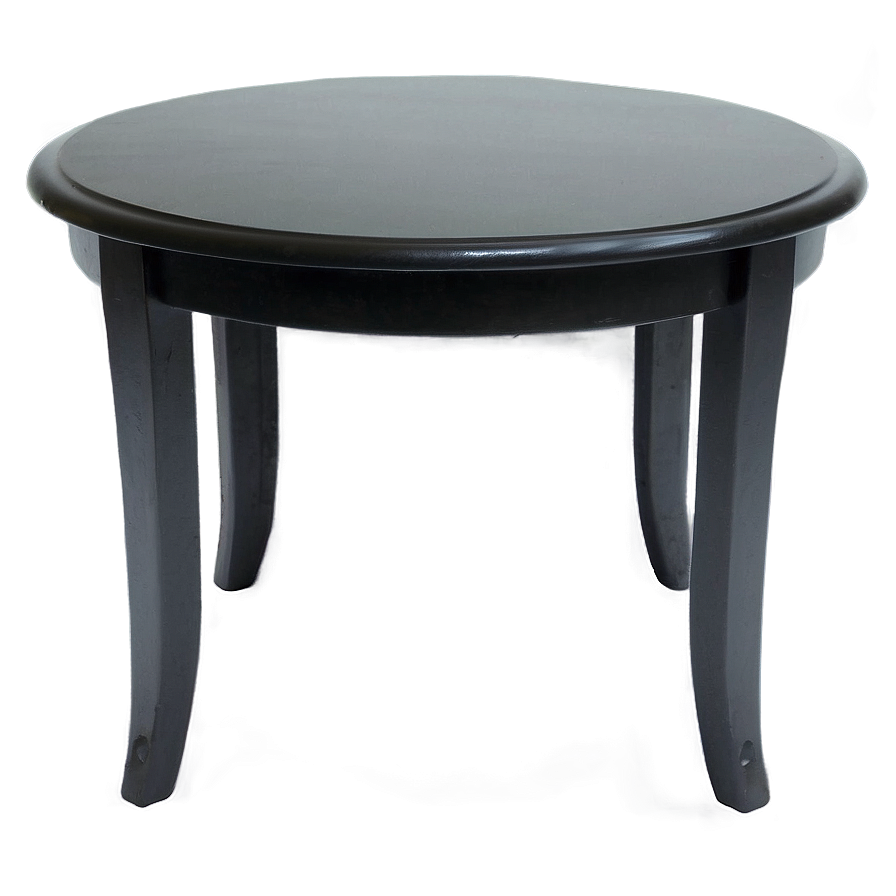 Small Black Table Png Wcf PNG Image