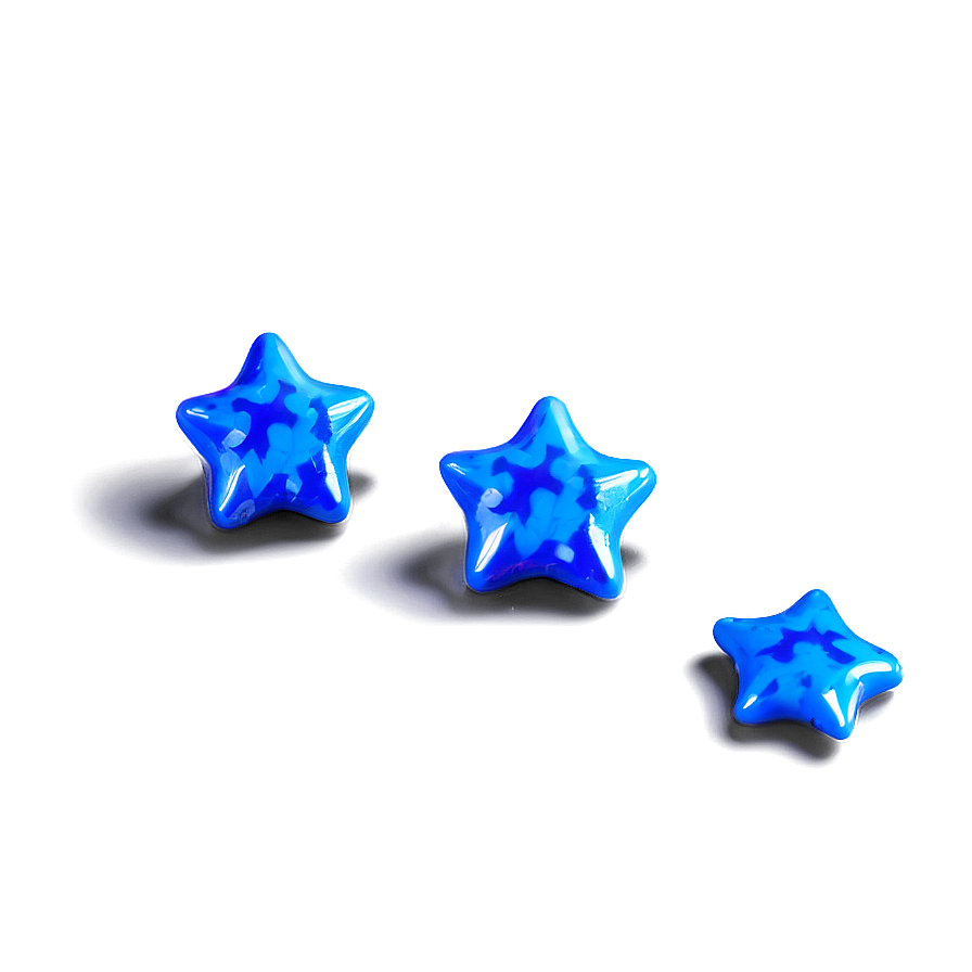 Small Bluestars Png Oto PNG Image