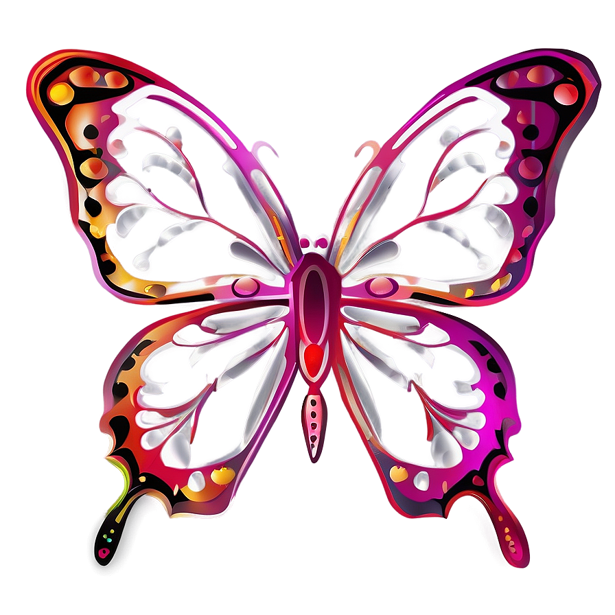 Small Butterfly Outline Png Adc60 PNG Image