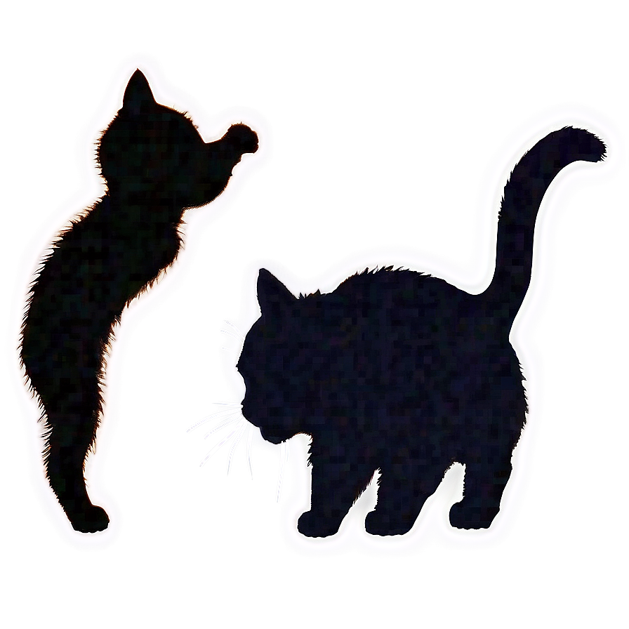 Small Cat Silhouette Png Bav PNG Image