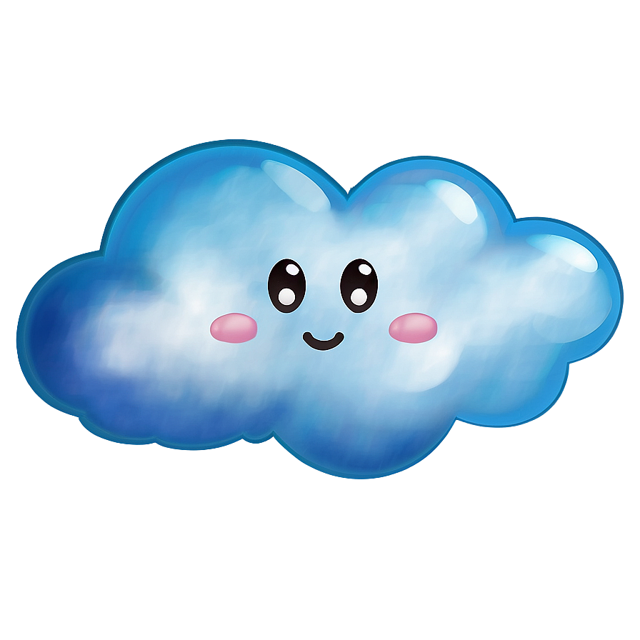 Small Cloud Emoji Png 06272024 PNG Image