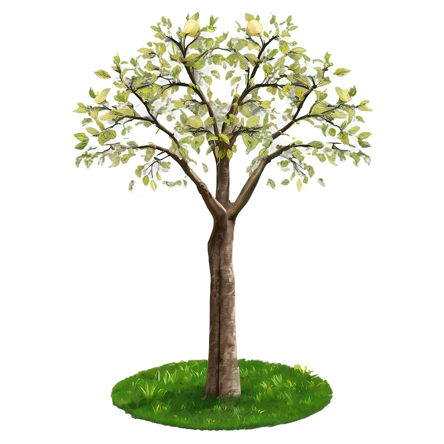 Small Deciduous Tree Png Yfj28 PNG Image