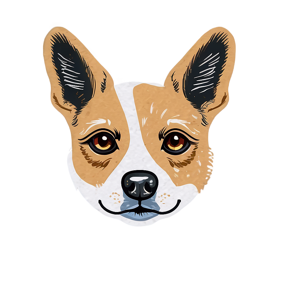 Small Dog Face Sketch Png 06212024 PNG Image