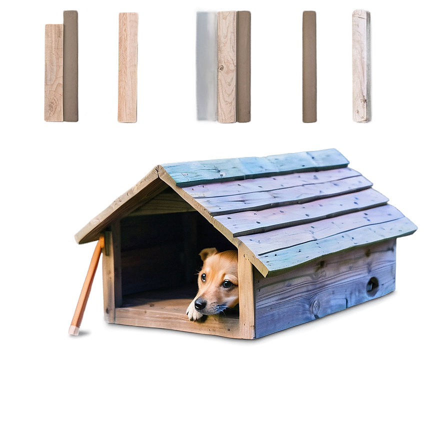 Small Dog In Doghouse Png 66 PNG Image