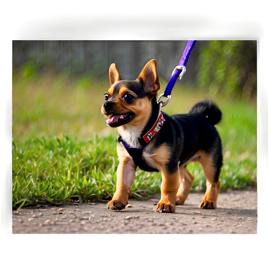 Small Dog On A Leash Png Nbw60 PNG Image