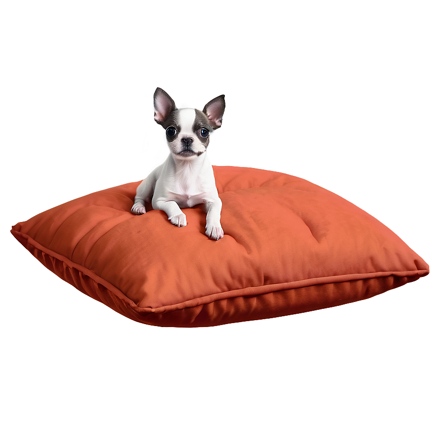 Small Dog On A Pillow Png Ykb PNG Image