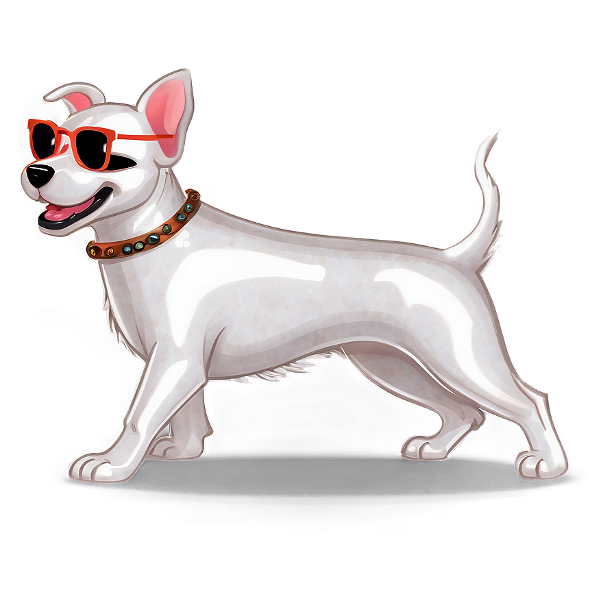 Small Dog Wearing Sunglasses Png 06252024 PNG Image