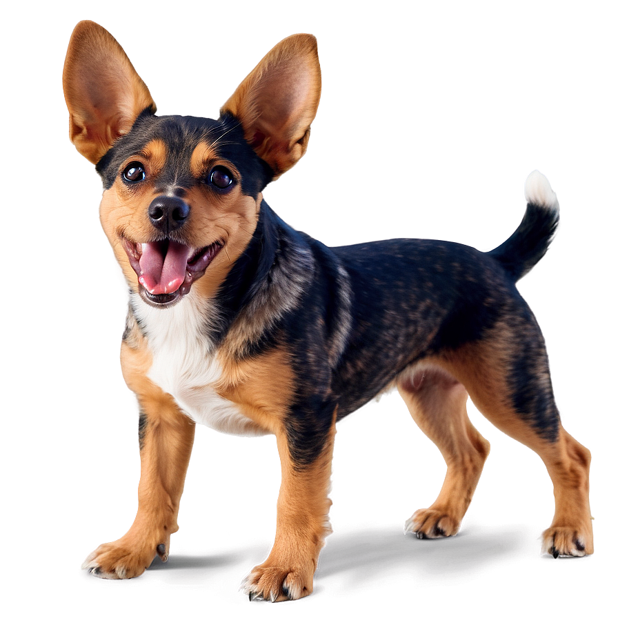 Small Dog With Big Ears Png Qkw38 PNG Image