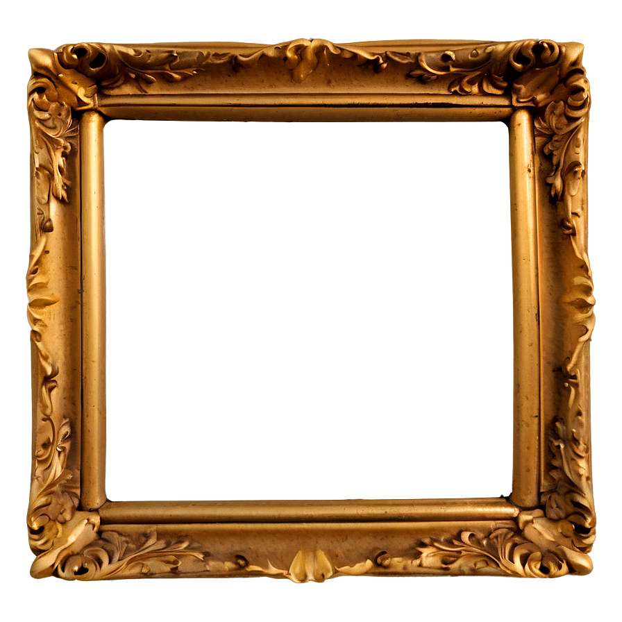 Small Gold Frame Png 62 PNG Image