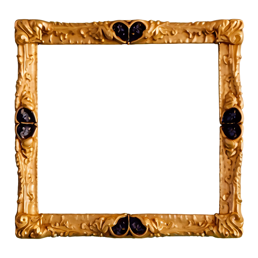 Small Gold Frame Png Vcw62 PNG Image