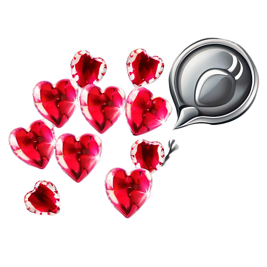 Small Heart Confetti Png 61 PNG Image