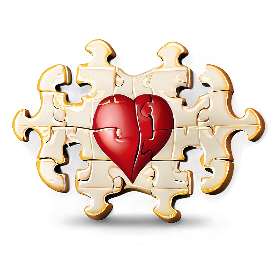 Small Heart Puzzle Png 06212024 PNG Image