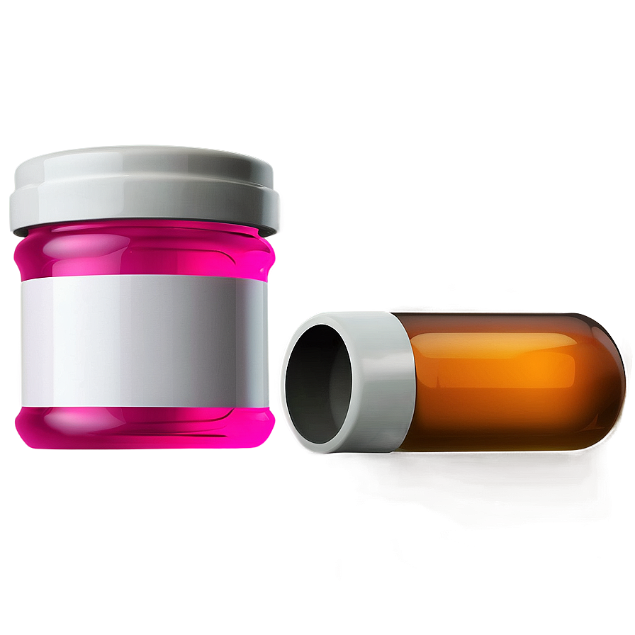 Small Pill Bottle Png 10 PNG Image