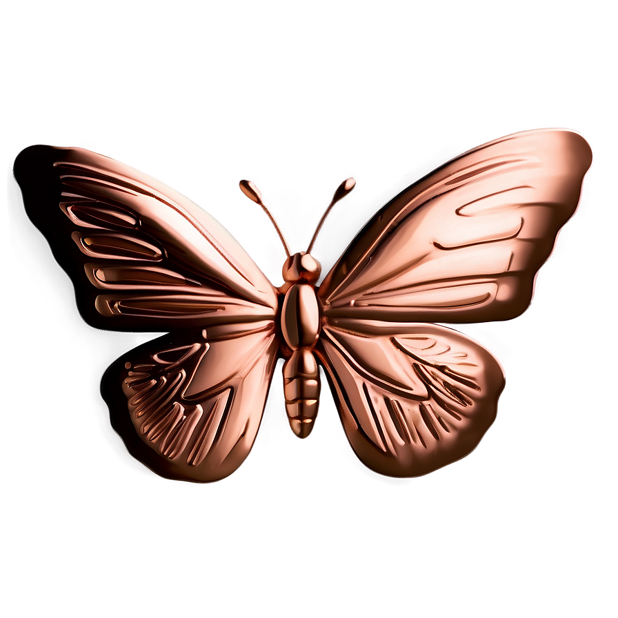 Small Rose Gold Butterfly Png 06282024 PNG Image