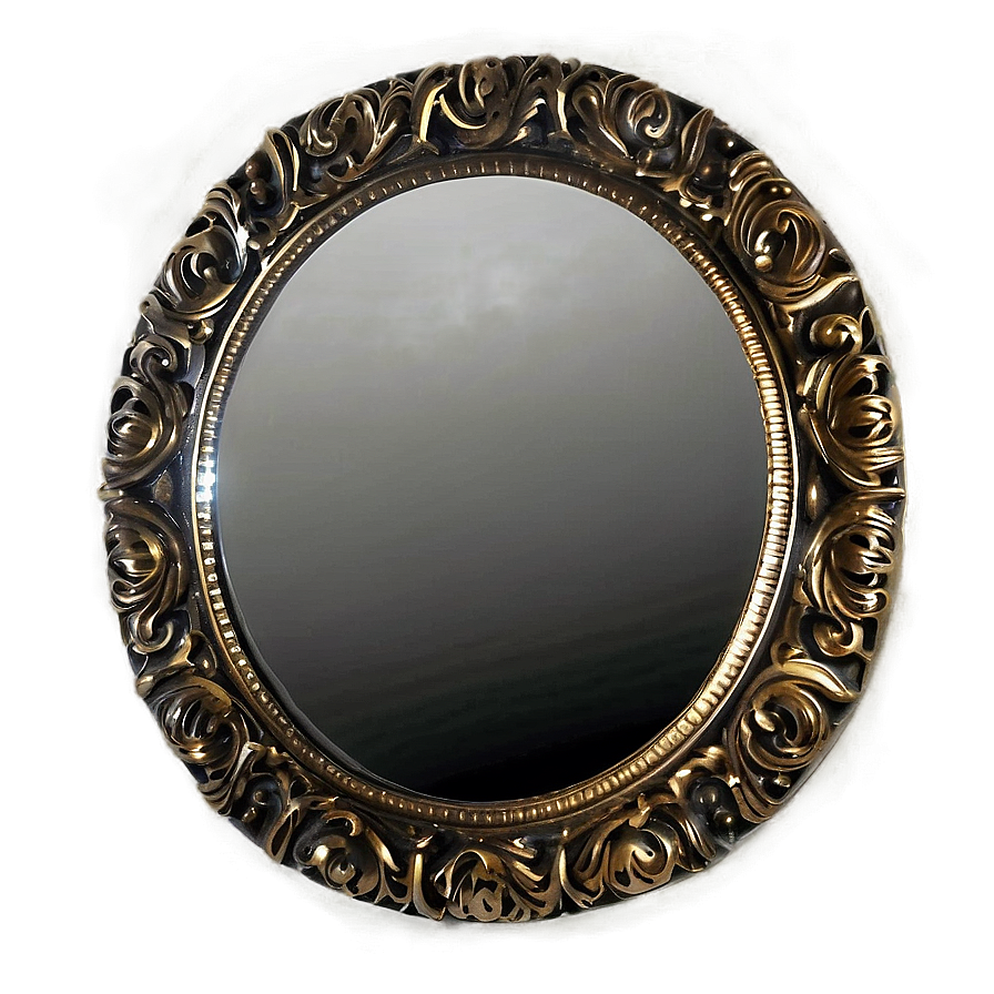 Small Round Mirror Png Thj58 PNG Image