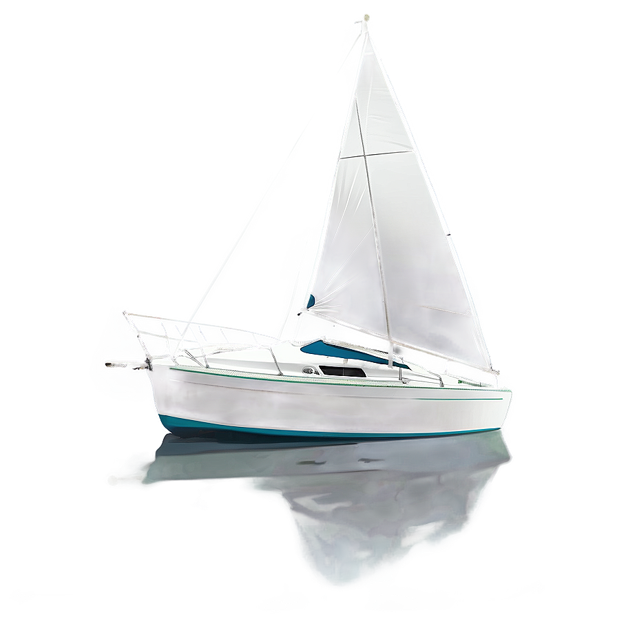 Small Sailboat On Water Png Ieg PNG Image