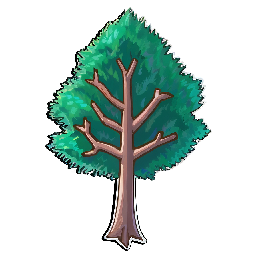 Small Tree Outline Png 44 PNG Image