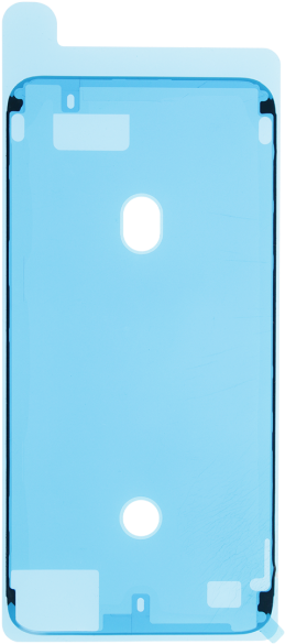 Smartphone Frame Blue Plastic PNG Image