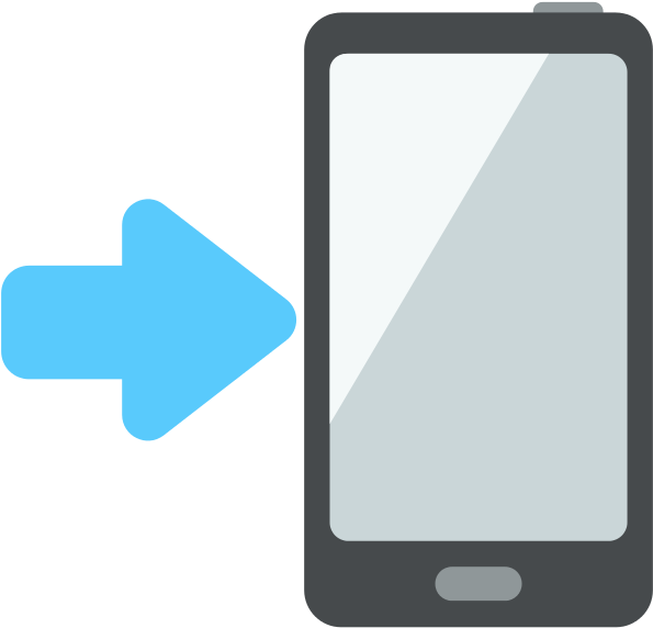 Smartphone Incoming Call Icon PNG Image